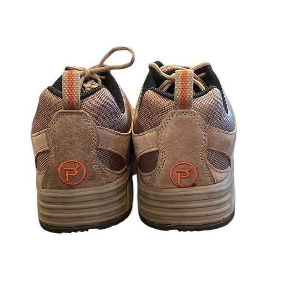 Propet Connelly Sneaker Shoe Brown Suede OrthoLite Orthotics Hiking Camp 10X(3E) - Picture 6 of 16